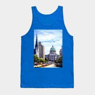 Harrisburg PA - Capitol Building Seen from State Street Tank Top